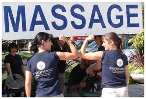 On-site chair massage is perfect for Employee Appreciation and Wellness Programs